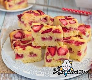 Pastel de frutillas y ricota