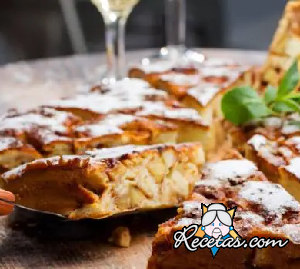 Pastel de manzana light