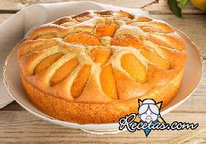 Pastel light de albaricoques