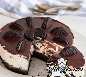 Pastel Oreo frío sin cocción