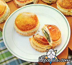 Pasteles de espinacas