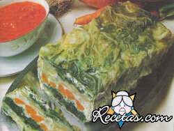 Pastel de verduras a la antigua