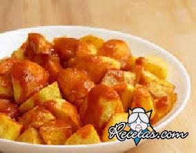 Patatas picantes al Tabasco