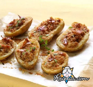 Patatas rellenas al horno
