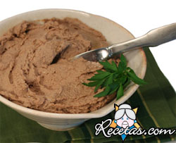 Pâté simple de hígados de pollo