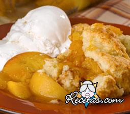 Peach shortcake