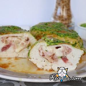 Pechuga de pollo rellena