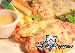 Filetes de pollo al gratin