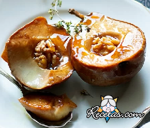 Peras al horno