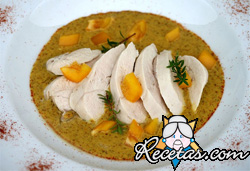 Pechugas con salsa de mostaza