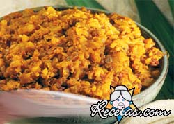 Picadillo de papaya