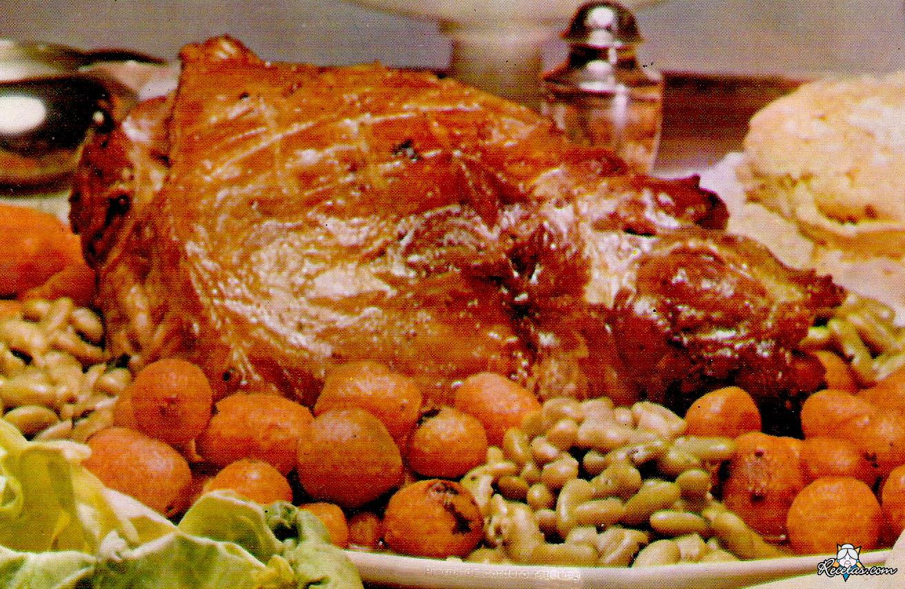 Pierna de cordero rellena