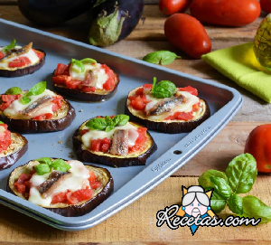 Pizzetas de berenjena