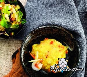 Polenta con verduras