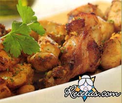 Pollo grille a la diabla