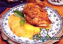 Pollo a la naranja