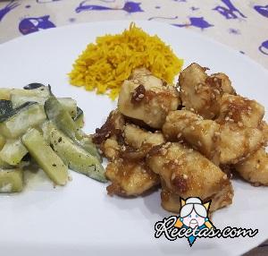 Pollo a la  miel