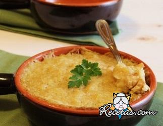 Pollo a la Parmentier