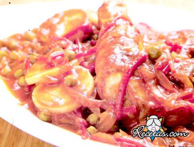 Pollo a la portuguesa