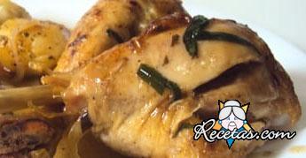 Pollo al estragón
