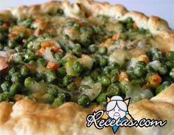 Quiche de arvejas