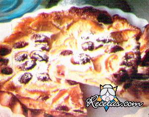 Quiche de uvas y pasas