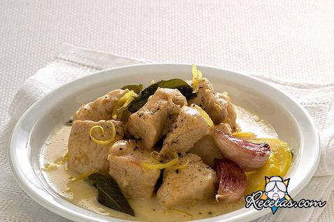 Ragout de cerdo al limón