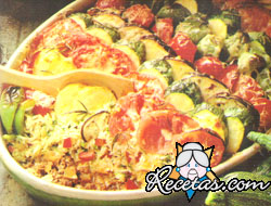 Ratatouille en fuente