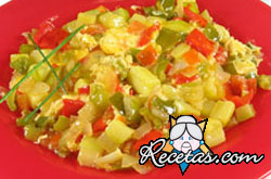 Revuelto de judías verdes