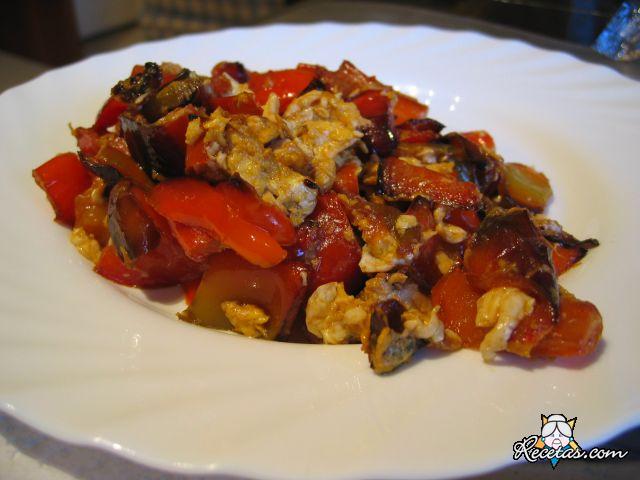 Revuelto de pimientos