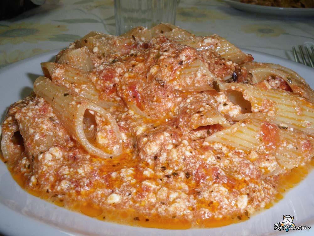 Rigatoni con ricota