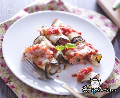 Rollitos de berenjena