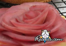 Rosa de peras al vino rojo