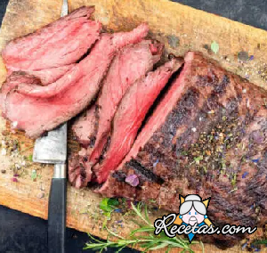 Rosbif en costra de sal