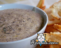 Salsa de champiñones frÃa