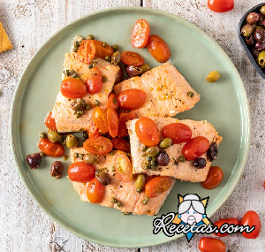 Salmón a la sartén