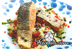 Salmón con cuscús