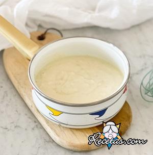 Salsa Bechamel sin mantequilla