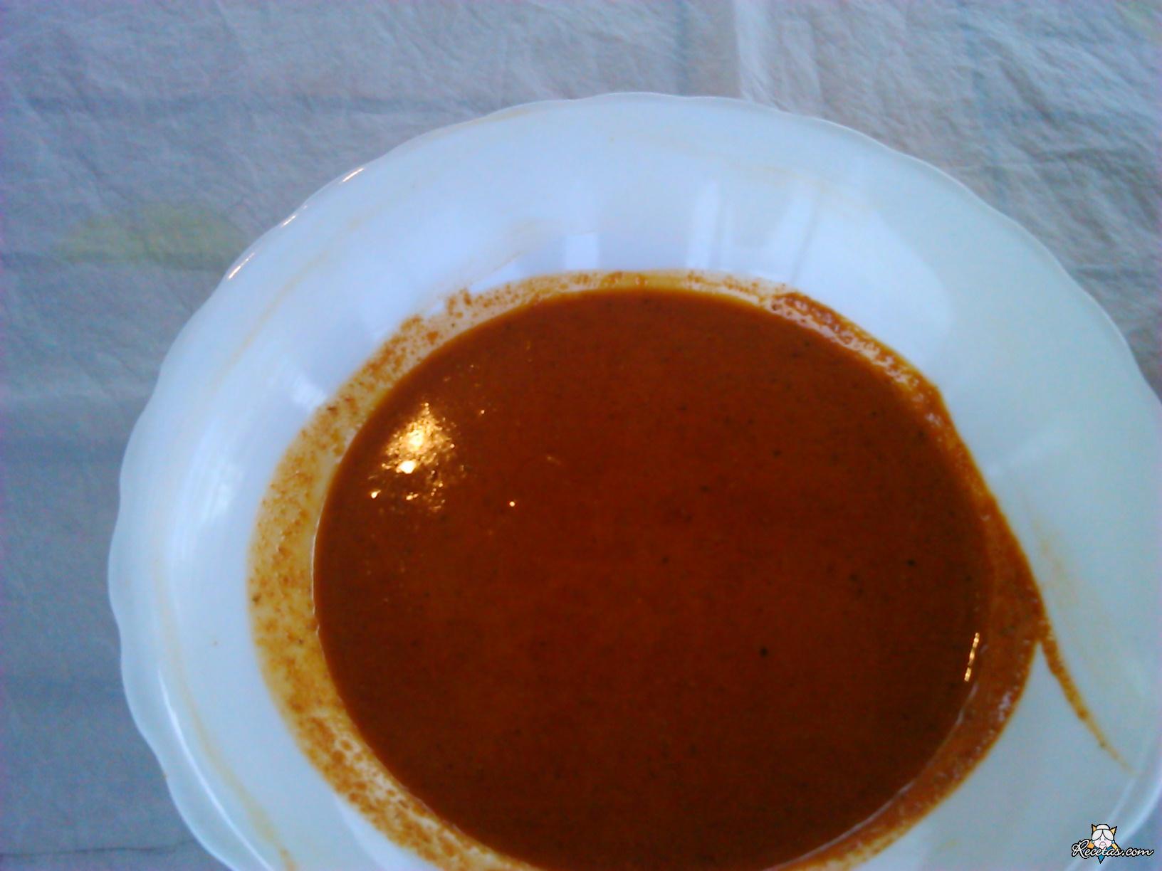 Salsa de pimentón para barbacoas