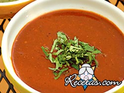 Salsa casera roja