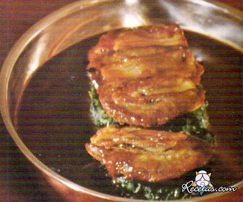 Saltimbocca con espinacas