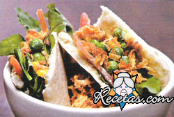 Sandwich con mandioca frita