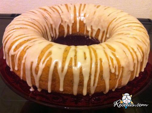 Savarín de naranjas glaseado