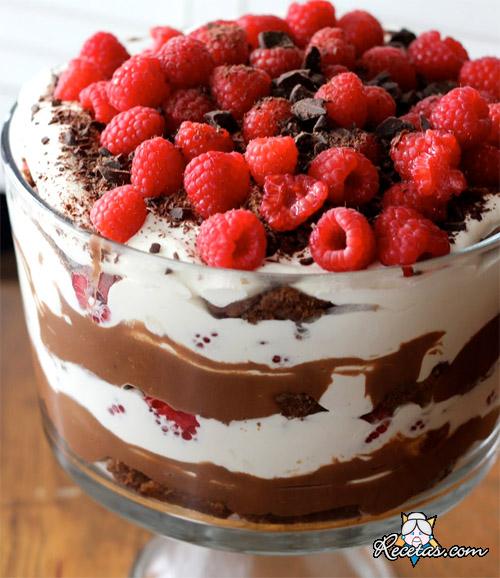 Semifreddo de frambuesas