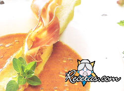 Sopa fría de tomates