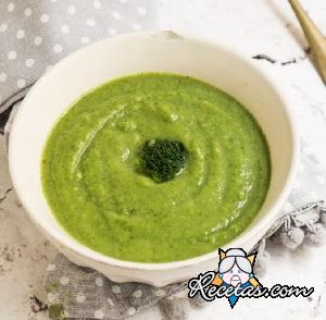 Sopa crema de brócoli