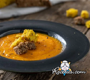 Sopa crema de zanahoria