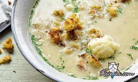 Sopa de coliflor