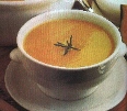 Sopa crema de calabazas y puerros