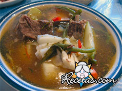 Sopa de res